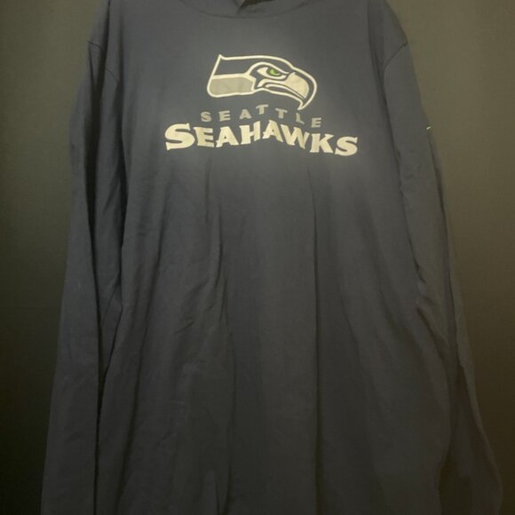 Seattle Seahawks Hoodie – XL – NFL Team Apparel / Nike Tee - Picture 3 of 6